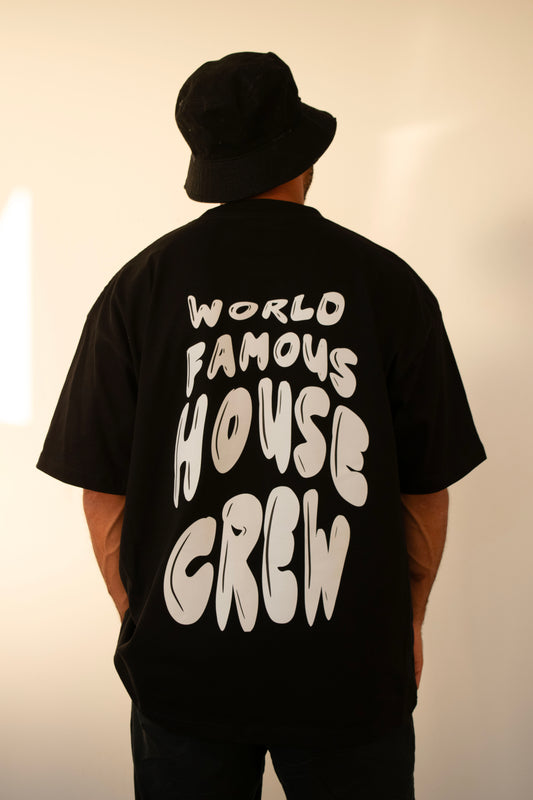 World Famous House Crew House Large Ballon Logo T Shirt