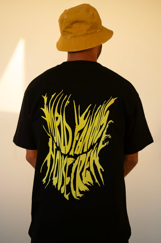 World Famous House Crew House Yellow Afters Logo Logo T Shirt