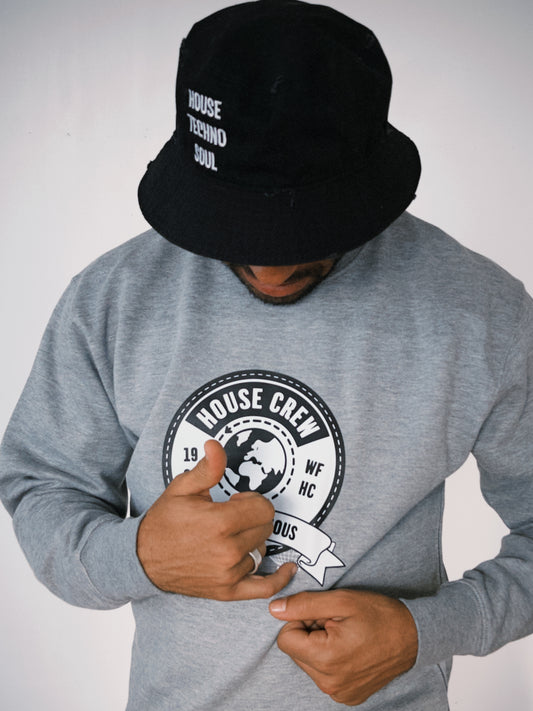 World Famous House Crew Circle Logo Crewneck